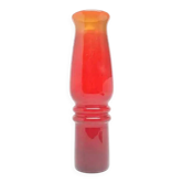 Vase, postmodernism, glass, designed by L. Pijaczewska, Poland, 1970s