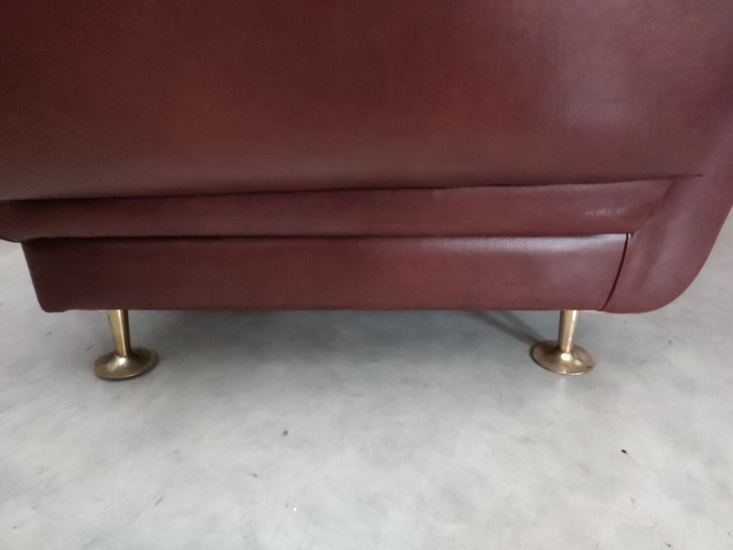 Vintage leather armchair