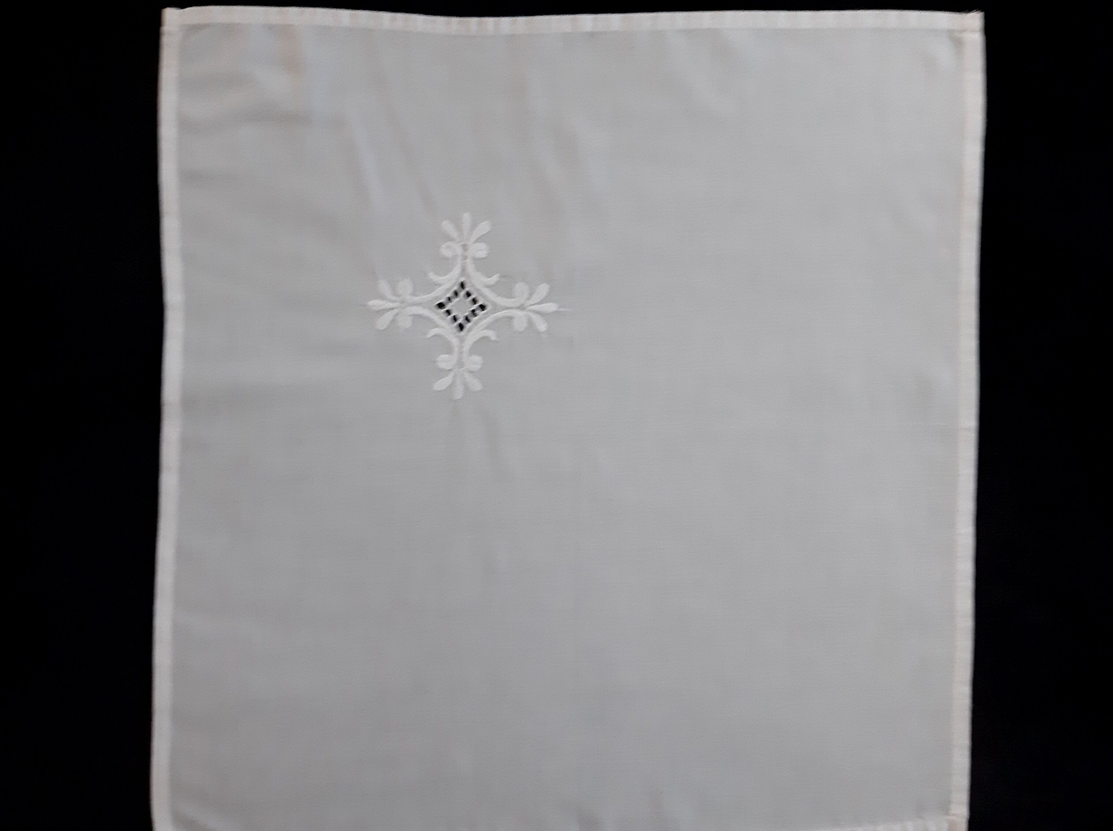 Embroidered tablecloth and 12 towels