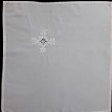 Embroidered tablecloth and 12 towels