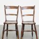 Set of 12 antique English Oxford dining/kitchen chairs