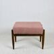 Vintage pink boucle Stool by Homa, 1970s