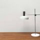 Mid-Century Modern German Minimalist White and Chrome Table Lamp from Kaiser Leuchten, 1960s