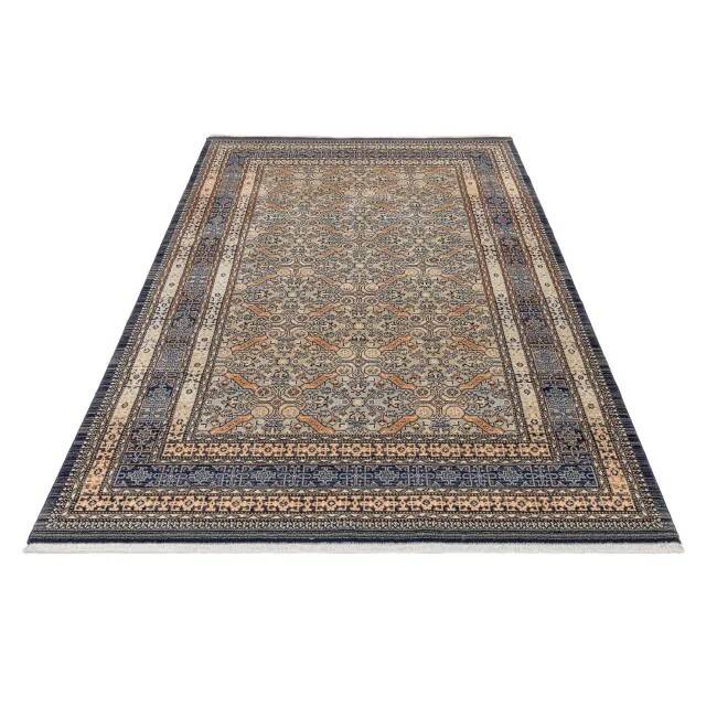 Blue and beige Persian rug ANNA