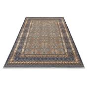 Tapis persan bleu et beige ANNA