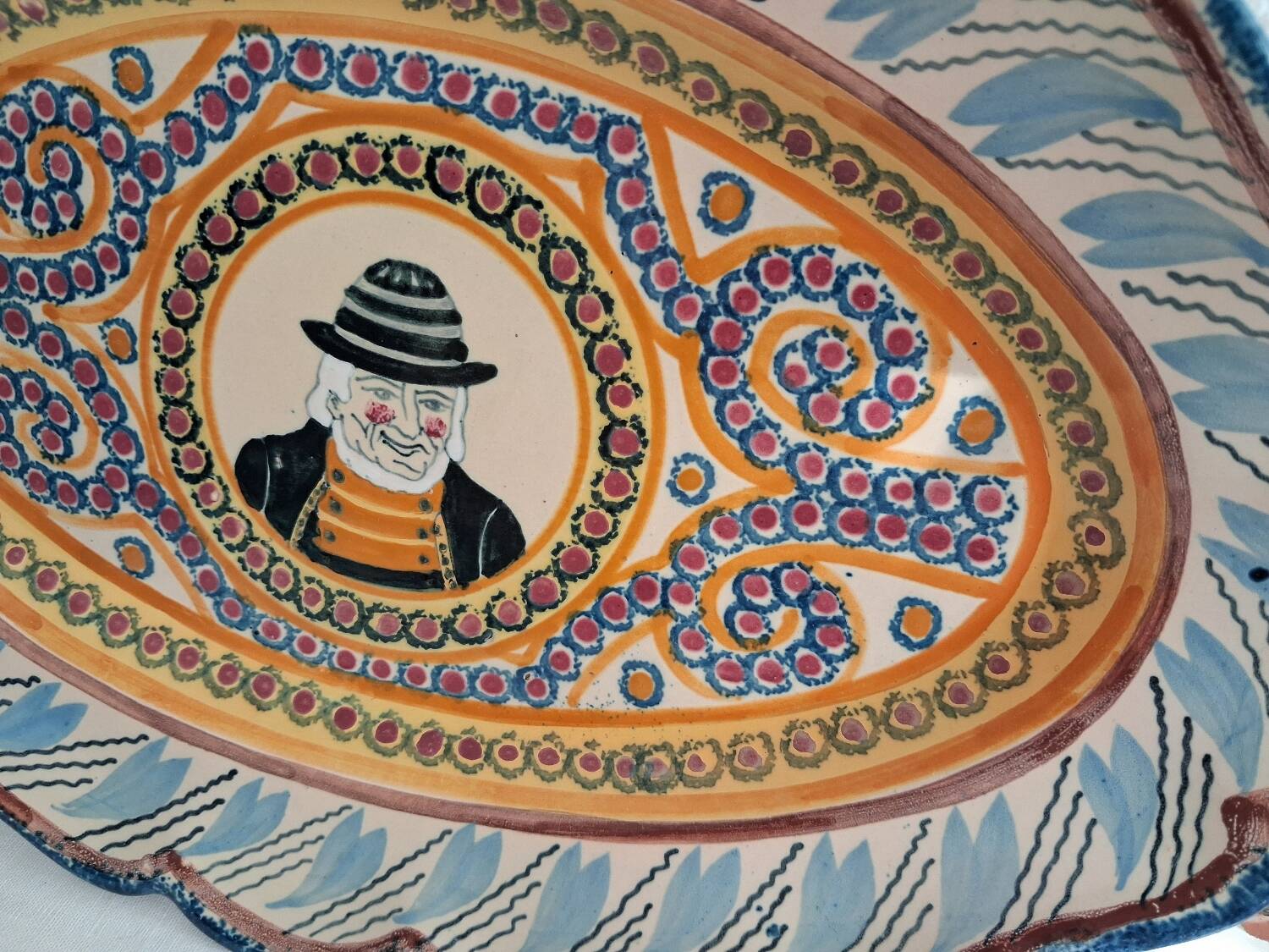 Henriot Quimper decorative plate