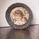 Metal cast iron picture frame