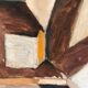 Original Swedish Oil on Canvas – “Komposition” by Arne Tengblad Vintage
