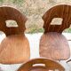Lot de 6 chaises bistrot , modèle Gentiane , Baumann , 1960'