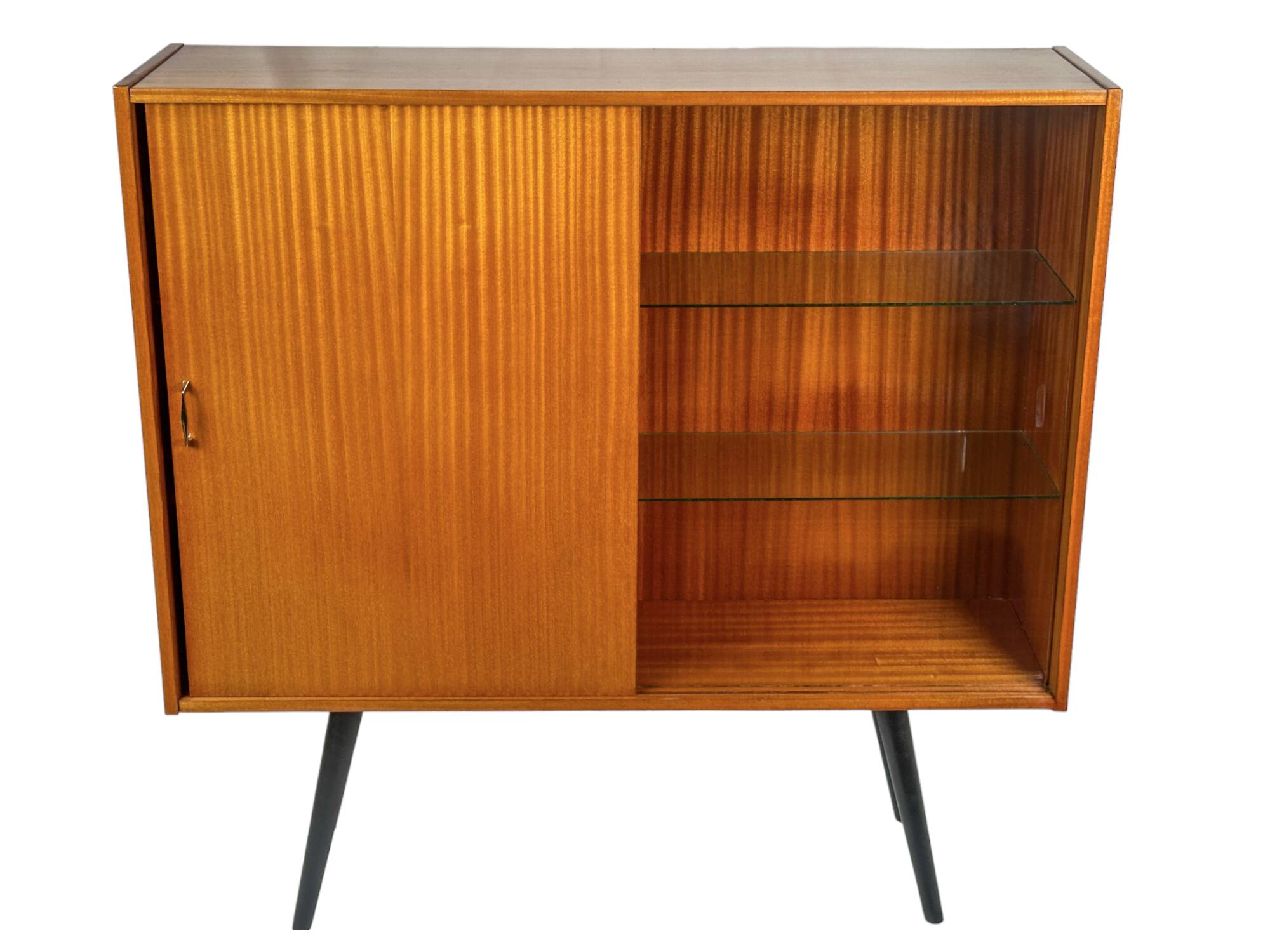 Vintage Violetta display cabinet from Zielona Góra, Poland 1960