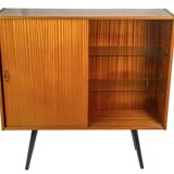 Vintage Violetta display cabinet from Zielona Góra, Poland 1960
