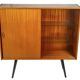 Vintage Violetta display cabinet from Zielona Góra, Poland 1960