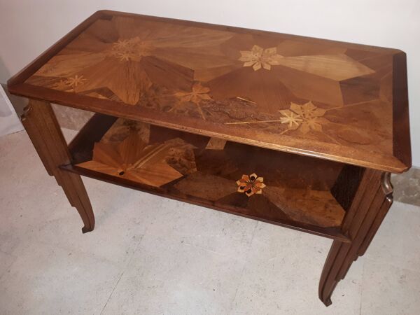 Table basse Art Nouveau Gallé