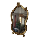 Golden baroque mirror