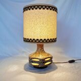 Openwork ceramic lamp, Stein Keramik, Germany, space age, 1960.