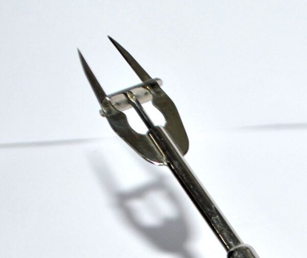 Crustacean claw - silver-plated lobster pick with pusher