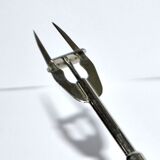 Crustacean claw - silver-plated lobster pick with pusher