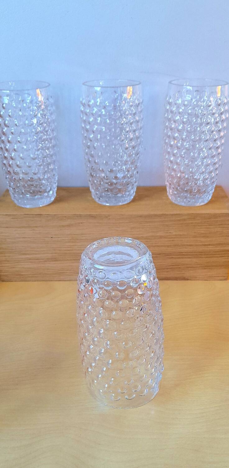 Set of bubble glasses