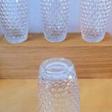 Set of bubble glasses