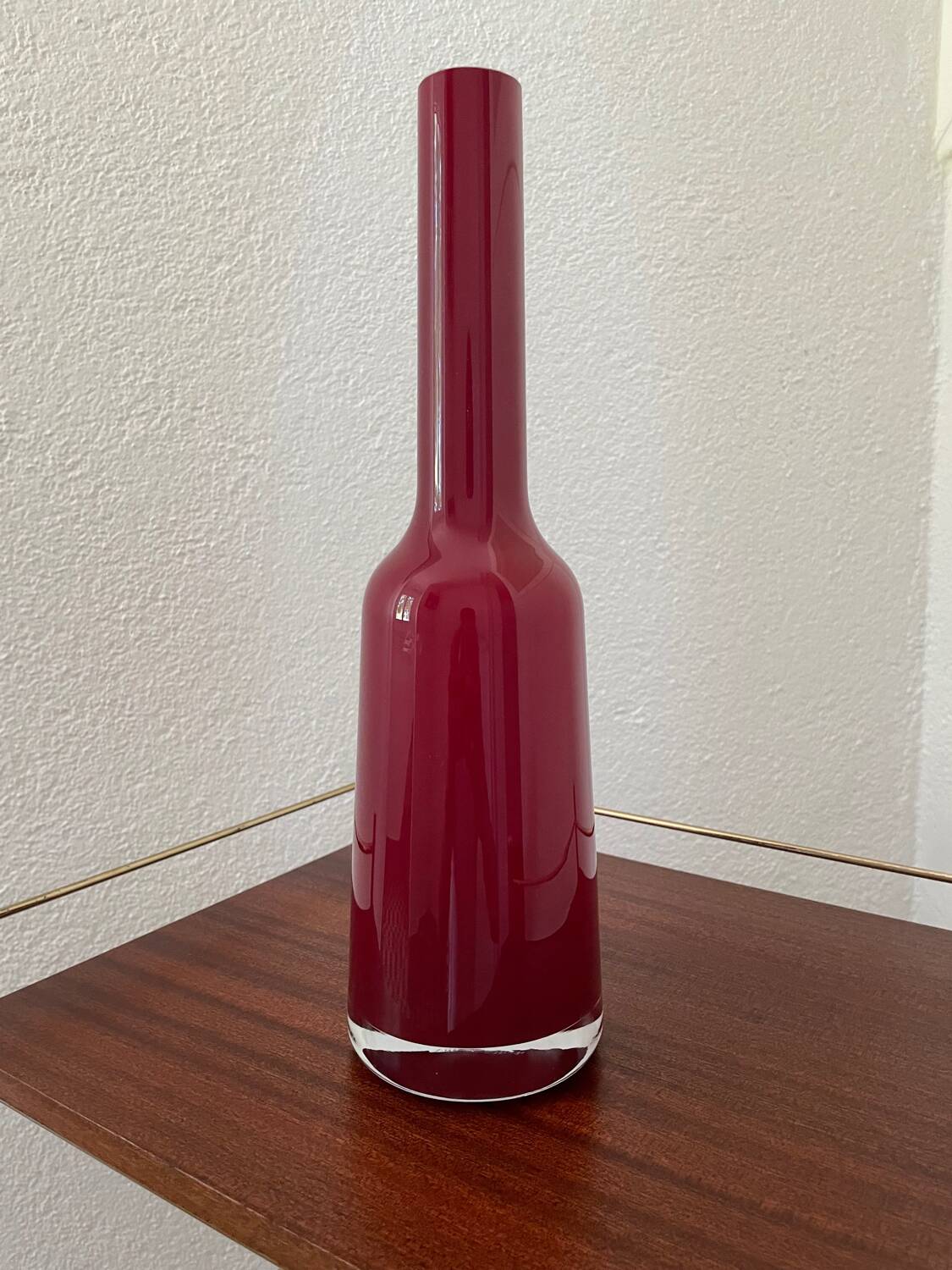 Vase verre mauve Villeroy & Boch