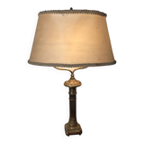 Empire style lamp in gilded bronze from the 19th century.