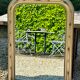 Louis Philippe style mirror in wood and gilded stuck 105,5x75cm
