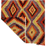 Anatolian handmade kilim rug 274 cm x 157 cm