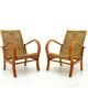 Chaises en corde vintage, 1970