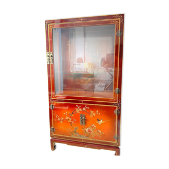 Vitrine en bois laquée - Chine 1950