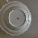 Set of 6 Gien earthenware plates with fluted edges, neo-classic white