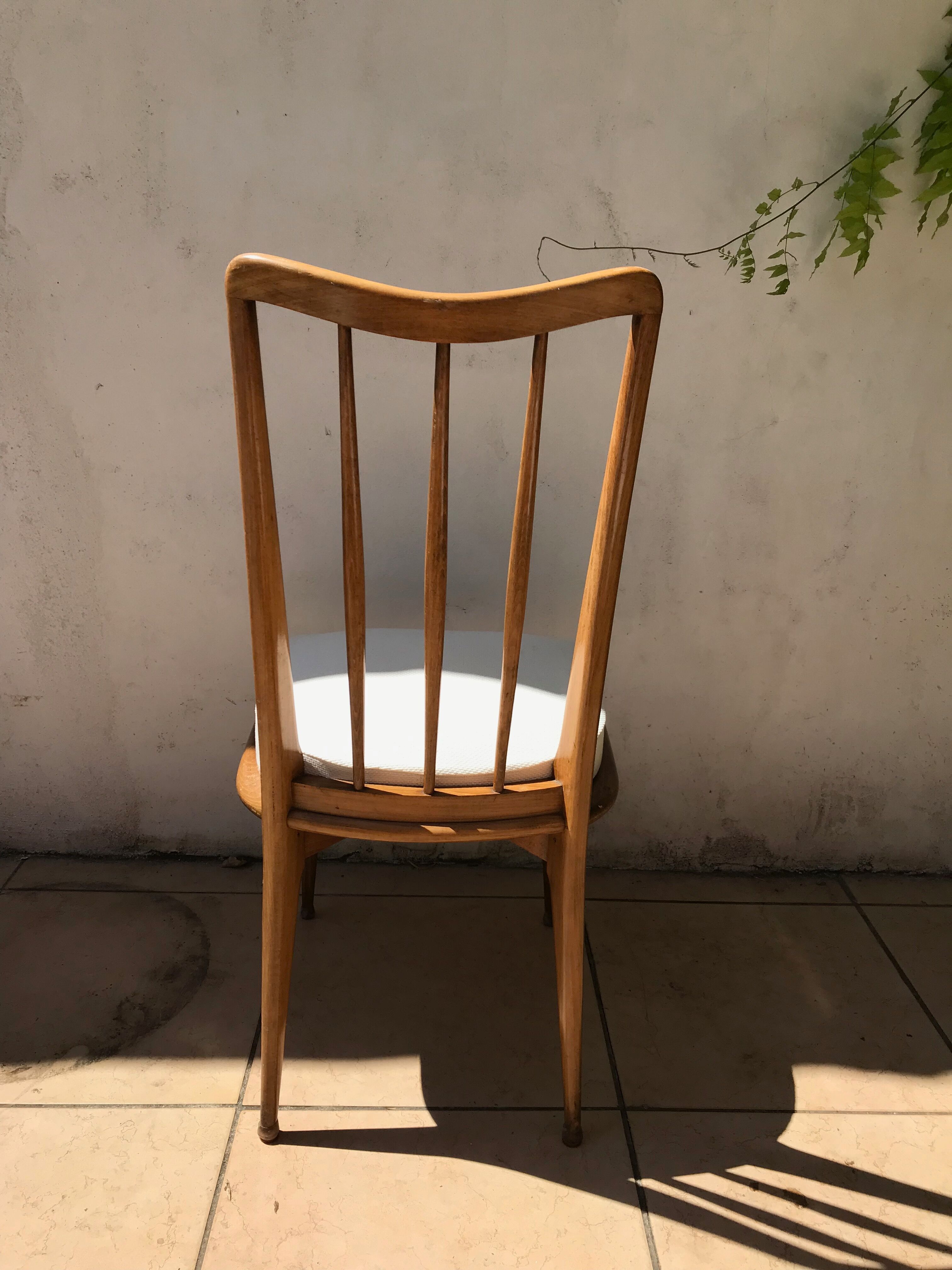 6 charles ramos chairs - 50s/60s