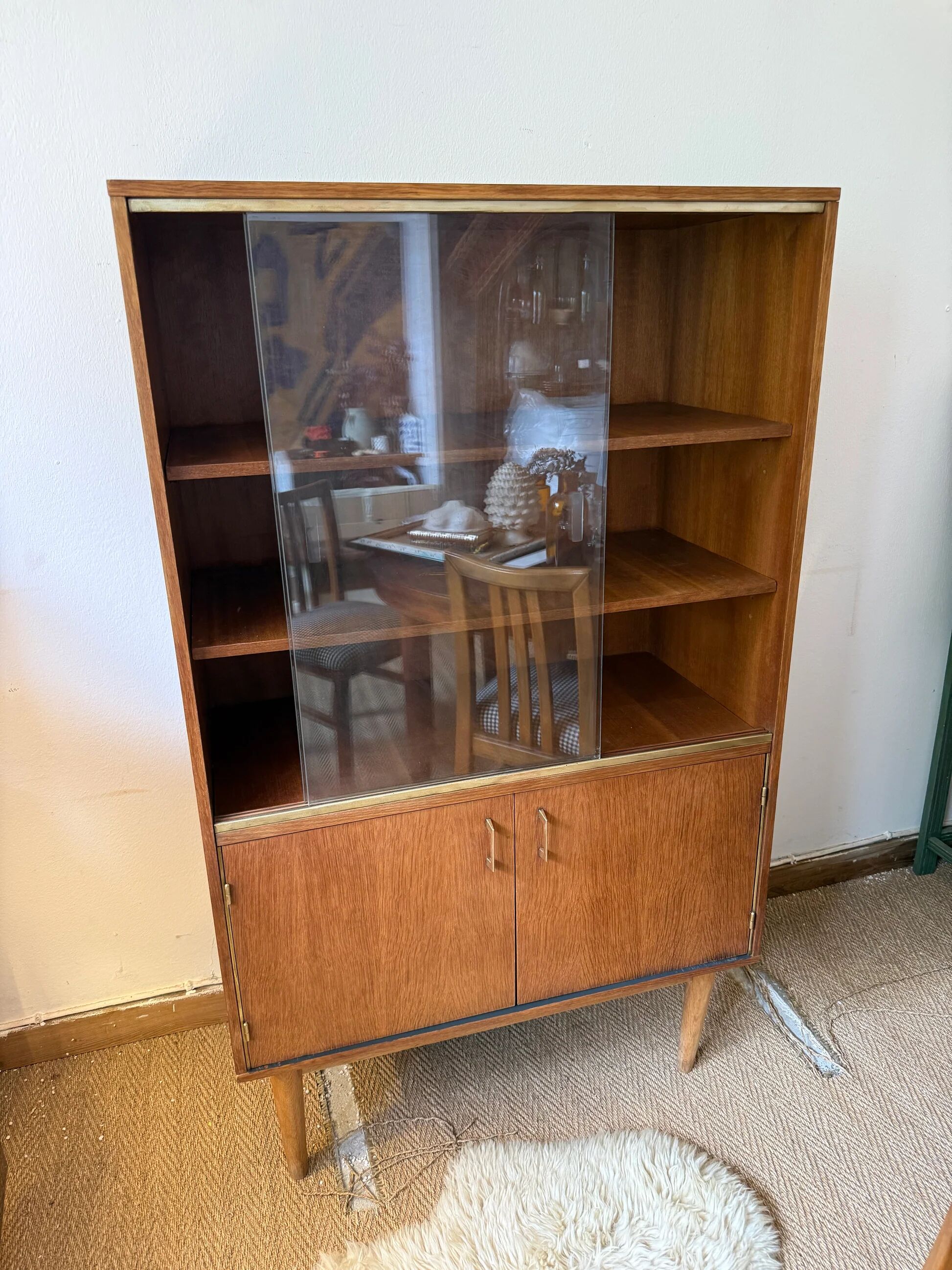 Vaisselier vitrine bibliothèque vintage