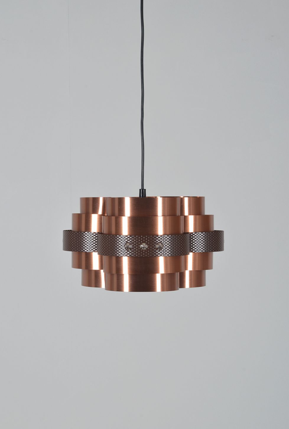 Danish hanging lamp P65 designed by Werner Schou for Coronell, 1970s