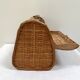 Wicker rattan basket from the 70s