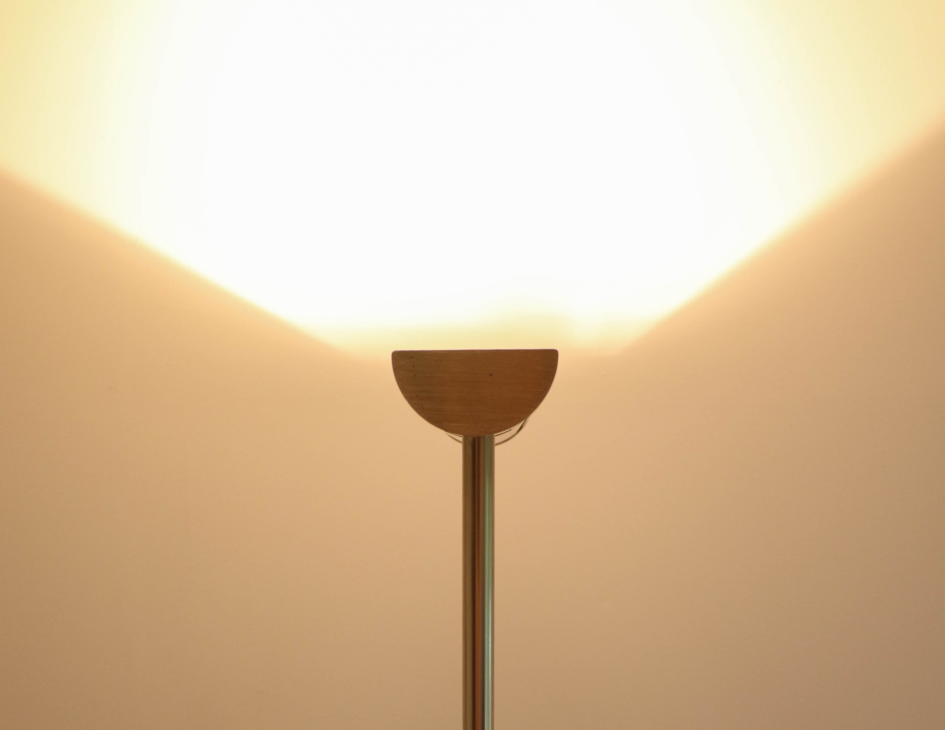 Minimalist Italian brass lamppost