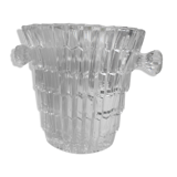 Seau à glaçons en verre moulé