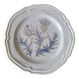 Vallauris thistle decor plate 60'