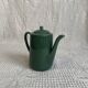 Green ceramic teapot/coffee maker, vintage