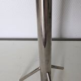 Bougeoir tripode moderniste en métal design années 70