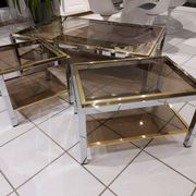 Italia lounge coffee table and vintage sofa tips ITALIA by Willy Rizzo 1970