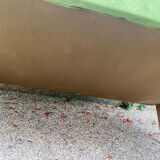 Green velvet toad sofa