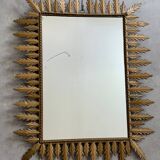 Rectangular sun mirror from the 1950s Italy