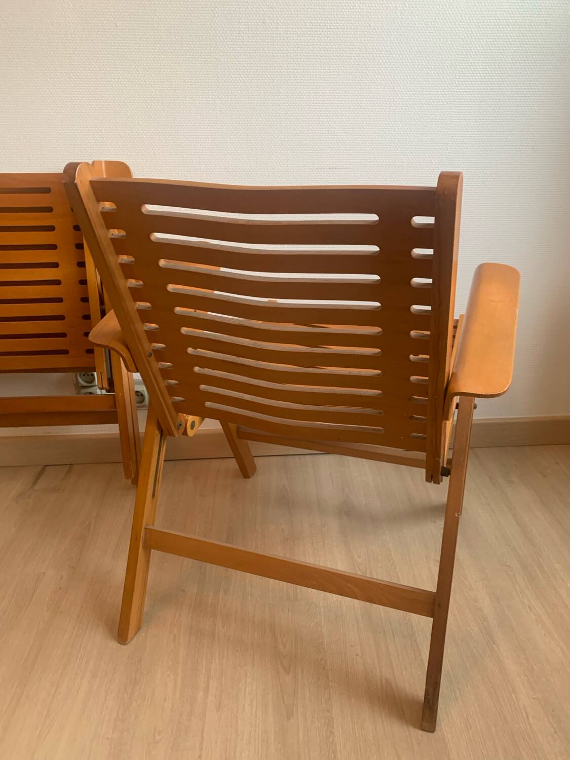 Pair of Rex Niko Kralj Folding Armchairs