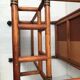 Desserte en rotin bambou cannage vintage