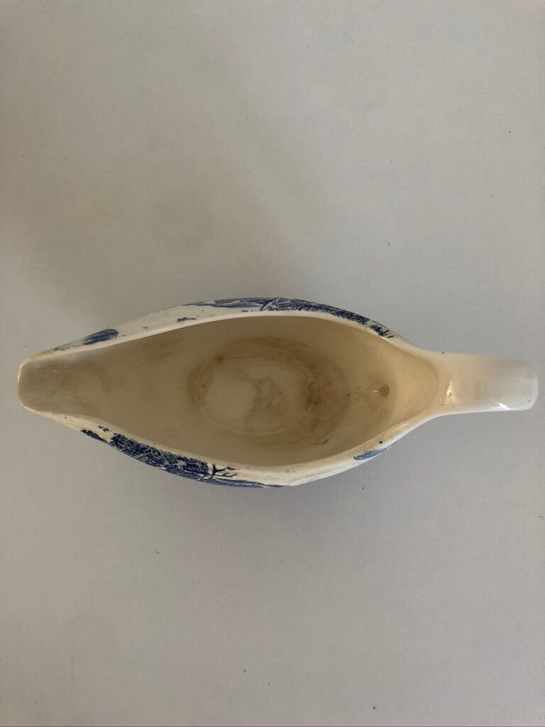 Gien porcelain gravy boat