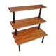 Etagère sur pieds en formica