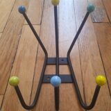 Vintage wall coat rack