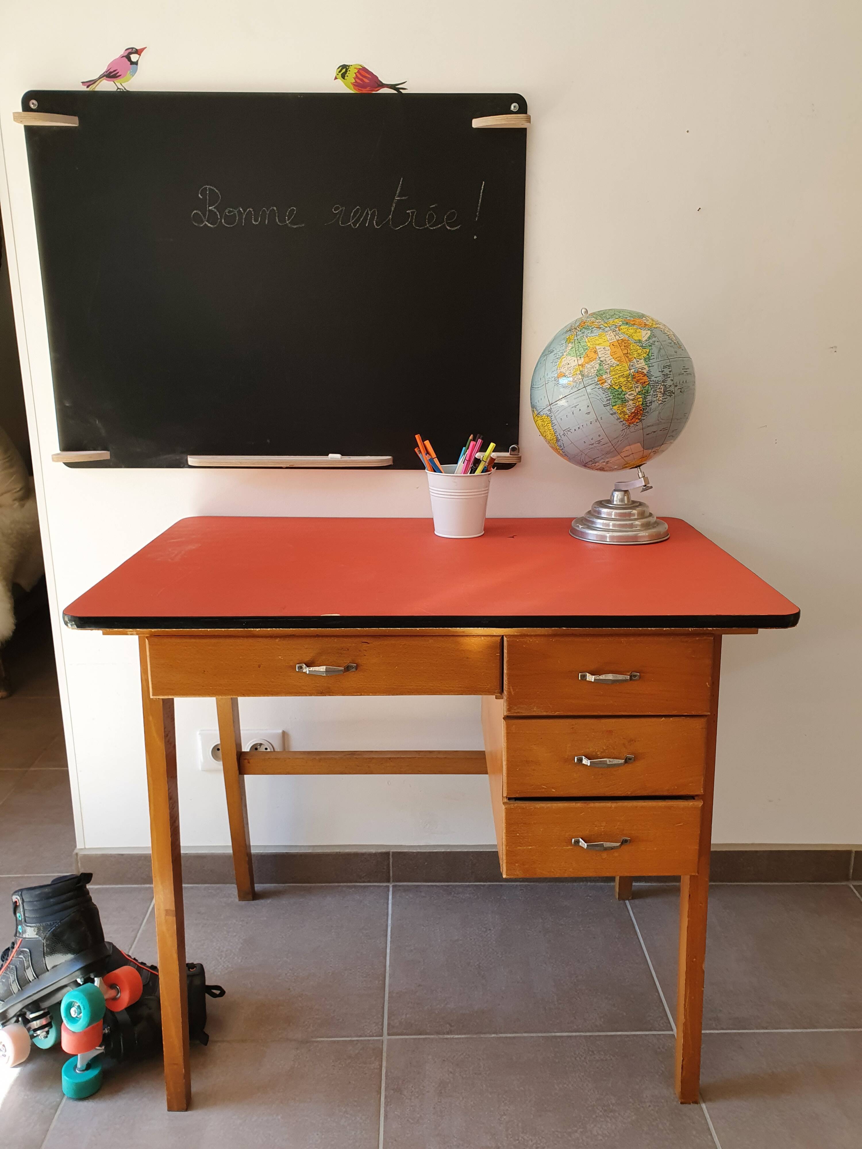 Children's desk 50s