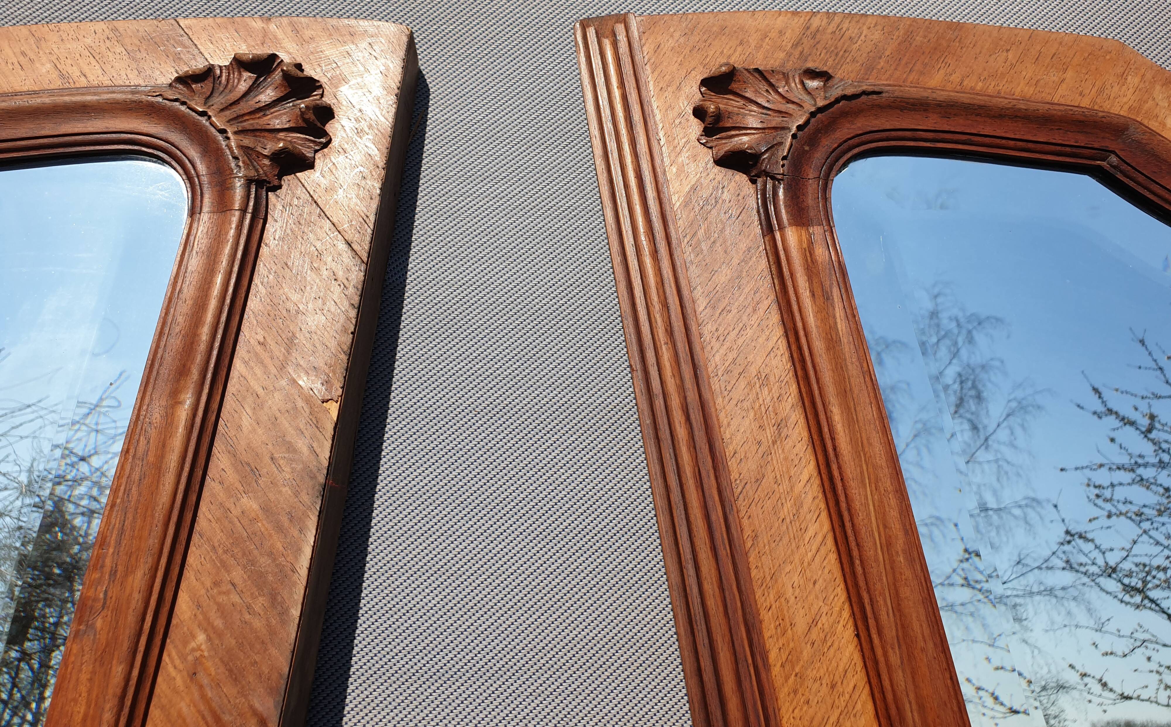 Napoleon III asymmetrical baroque mirrors