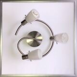 Ceiling lamp, wall lamp three frosted glass spotlights